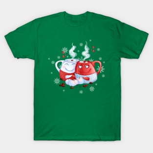 Two Cups Hot Chocolate Lover T-Shirt